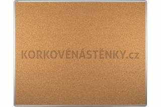 Korková nástenka KOROK 150 x 120 cm - Al rám - KOREK 150/120