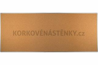 Korková nástenka KOROK 300 x 120 cm - Al rám - KOREK 300/120