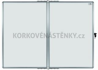 Magnetická tabuľa DUO KB/KB 90 x 120 cm - DUO KB + KB 090/120