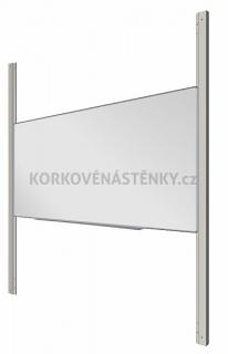 Magnetická tabuľa MANAŽER K/PYLON AL 200 x 120 cm - MAN K 200/120 + PY jedn