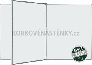 Magnetická tabuľa so stredným krídlom PIVOT KB 200 x 120 cm - PIVOT KB 200/120