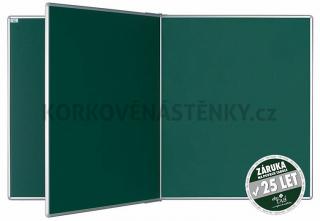 Magnetická tabuľa so stredným krídlom PIVOT KZ 200 x 120 cm - PIVOT KZ 200/120