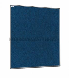 Nástenka pre lištový systém TEXTIL 100x120 LS - hnedá (V80100120-4004)