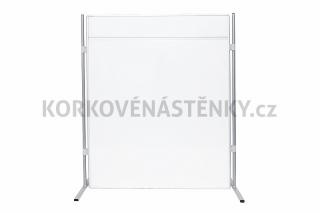 Paraván obojstranný magnetický s lištou K 120 x 150 cm