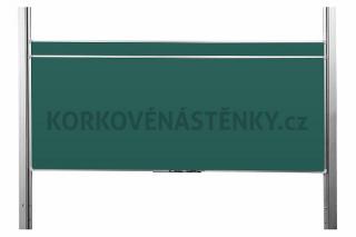 Zostava keramickej tabule FINE/PYLON AL 200 x 100 cm - KZ+KZ 200x100 2ks + PY dvoj