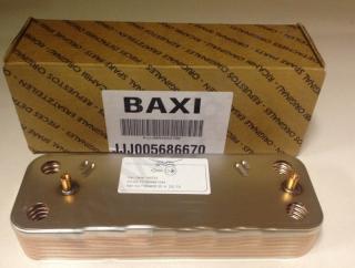 BAXI Výmenník na ohrev vody 12 plátkov nerezový JJJ005686670