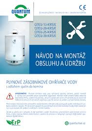 Bojler Quantum Q7EU-13-KRS/E 50L plynový závesný do komína-Rozvoz na Slovensku ZDARMA