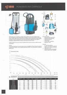 Čerpadlo ponorné drenážne IP 1100 Inox IBO- Doprava na Slovensku ZDARMA