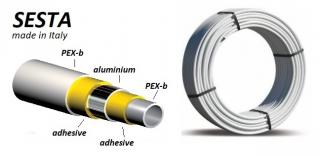 Rúrka PEX/AL/PEX 16x2 Sesta /bal 200m/