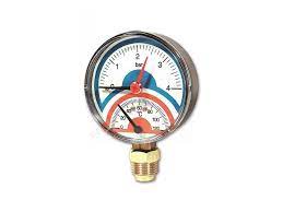 Termomanometer TM 0-120°C, 0-6 bar, spodný IVAR