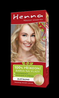 Barva na vlasy - ZLATÝ BLOND