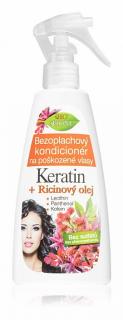 KERATIN + RICINOVÝ OLEJ Bezoplachový kondicionér 260 ml