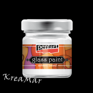 Glass paint 30ml - biela (Glass paint 30ml - biela)