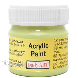 Matná akrylová farba 50ml  (pistáciová) (Matná akrylová farba 50ml - pistáciová)