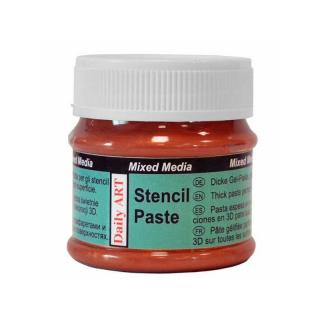 Stencil Paste (50ml) bronzová (Stencil Paste 50ml - bronzová)