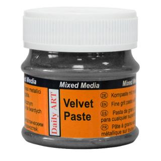 Velvet paste (50ml) perleťová čierna (Velvet paste 50ml - perleťová čierna)