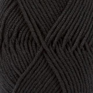 DROPS MERINO EXTRA FINE UNI (čierna uni)