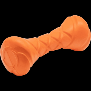 HS Hračka kosť plávajúca, 7cm/18cm, netoxický polymér, oranžová