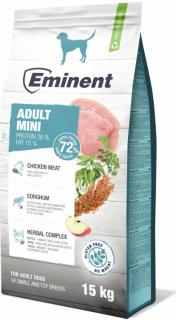 Krmivo EMINENT DOG ADULT MINI 26/15, pre dospelé psy malých plemien, 15kg