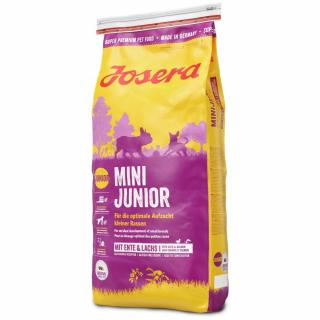 Krmivo JOSERA MINI JUNIOR 29/18, pre rastúce psy a pre dospelé malé plemená, 10kg