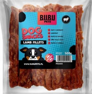 Krmivo - Pamlsky BUBU Jahňa filety, 500g