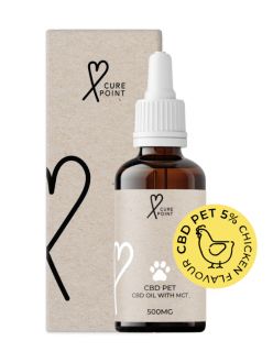 Olej CBD PET 5% CHICKEN pre zvieratá, s príchuťou kuraťa, 10ml