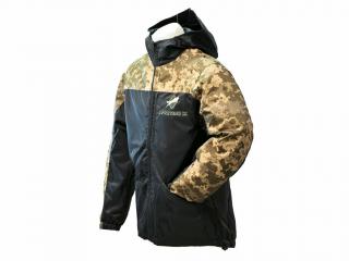 Vetrovka FASHION s kapucňou, camo, S