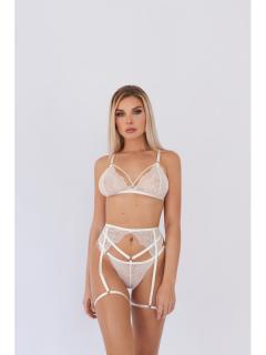 Set Aura Ivory OBVOD PÁSU: 55 cm, OBVOD POD PRSIAMI: 100 cm, VEĽKOSŤ KOŠÍKA: A