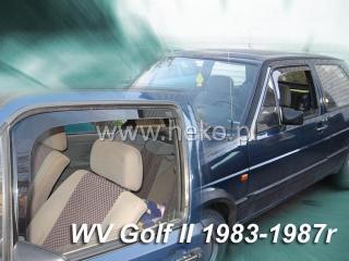 Deflektory VW GOLF II 2dv od 1983 do 1987 (rozdelené okno)