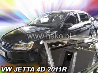 Deflektory VW JETTA sedan od 2011 + zadné deflektory