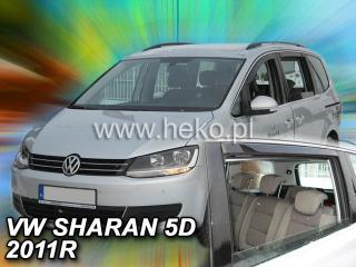 Deflektory VW SHARAN od 10/2010 + zadné deflektory / SEAT ALHAMBRA od 2010 + zadné deflektory