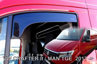 Krátke deflektory VW CRAFTER II od 2017