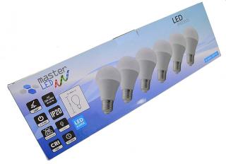 10W LED žiarovky 6ks,E27,zimná biela