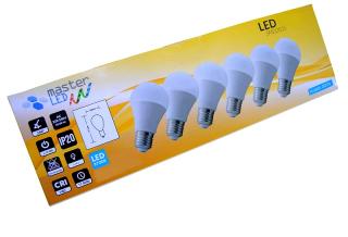 12W LED žiarovky 6ks,E27,teplá biela