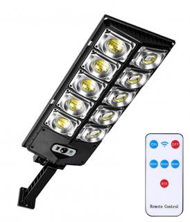 300W LED solárna lampa s diaľkovým ovládačom,6000K