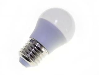 5W LED žiarovka,E27,denná biela, krátka