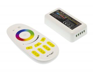 Dotykový RF MiLight ovládač RGB pásika, 4 okruhový, 12V24V, 6A, 216W, 2,4GHz