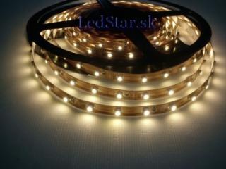 Led pásik, Vodeodolný, 2835, 300 LED, 4,8Wm, biela mäkký jas, 12V