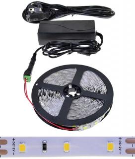 Ledstar kompletná sada, LED pásik 20m 60LEDm 6Wm,zdroj 120W,JS201