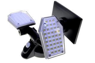 Master LED Solárny reflektor,15W,450lm,78LED,PIR pohybový senzor