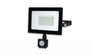 MasterLED 100W LED reflektor,pohybový PIR senzor,denná biela,230V,čierny,230V,IP65,VIP1446