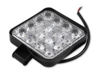 MasterLED LED svetlomet, štvorec, pracovné svietidlo, 16 LED, 48W, 10V - 30V,VIP3944