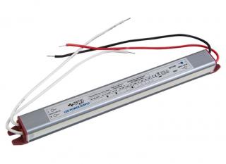 MasterLED Trafo12V24Wuv Ultra úzky zdroj pre LED aplikácie, 12V, 2A, 24W, IP65