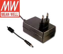 Mean Well GS25E12 Sieťový adaptér pre LED pásiky,12V, 2.08A, 25W, IP20, interiérový napájací zdroj