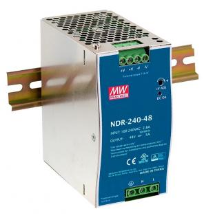 Mean Well NDR-240-24 Trafo 24V, 240W, interiérové,na DIN lištu