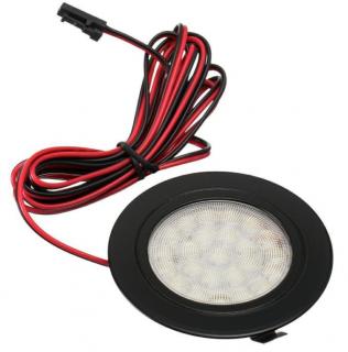 PremiumLUX LED bodové svetlo čierne Profi, Teplá, 1,8W,PLU05040