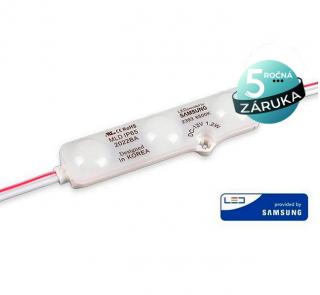 SAMSUNG 0.72W mliečny kryt,MLD LED svetelný modul, 6500K,72lm,SMD2835,IP68,12V