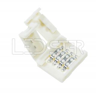 Spojovací konektor pre RGB LED pásik 5050, 10mm, pritláčací