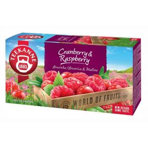 Čaj TEEKANNE ovocný HB Cranberry  Raspbery HB 20 x 2,25 g