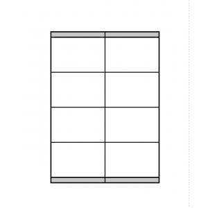 Etikety univerzálne 105x70mm Etibox A4 100 hárkov